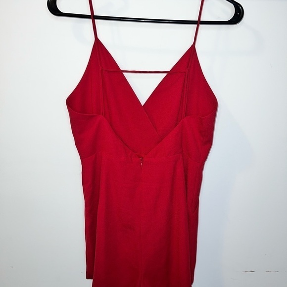 NWT Faith in Love Ladies Maroon Romper Size 10 - Picture 2 of 6